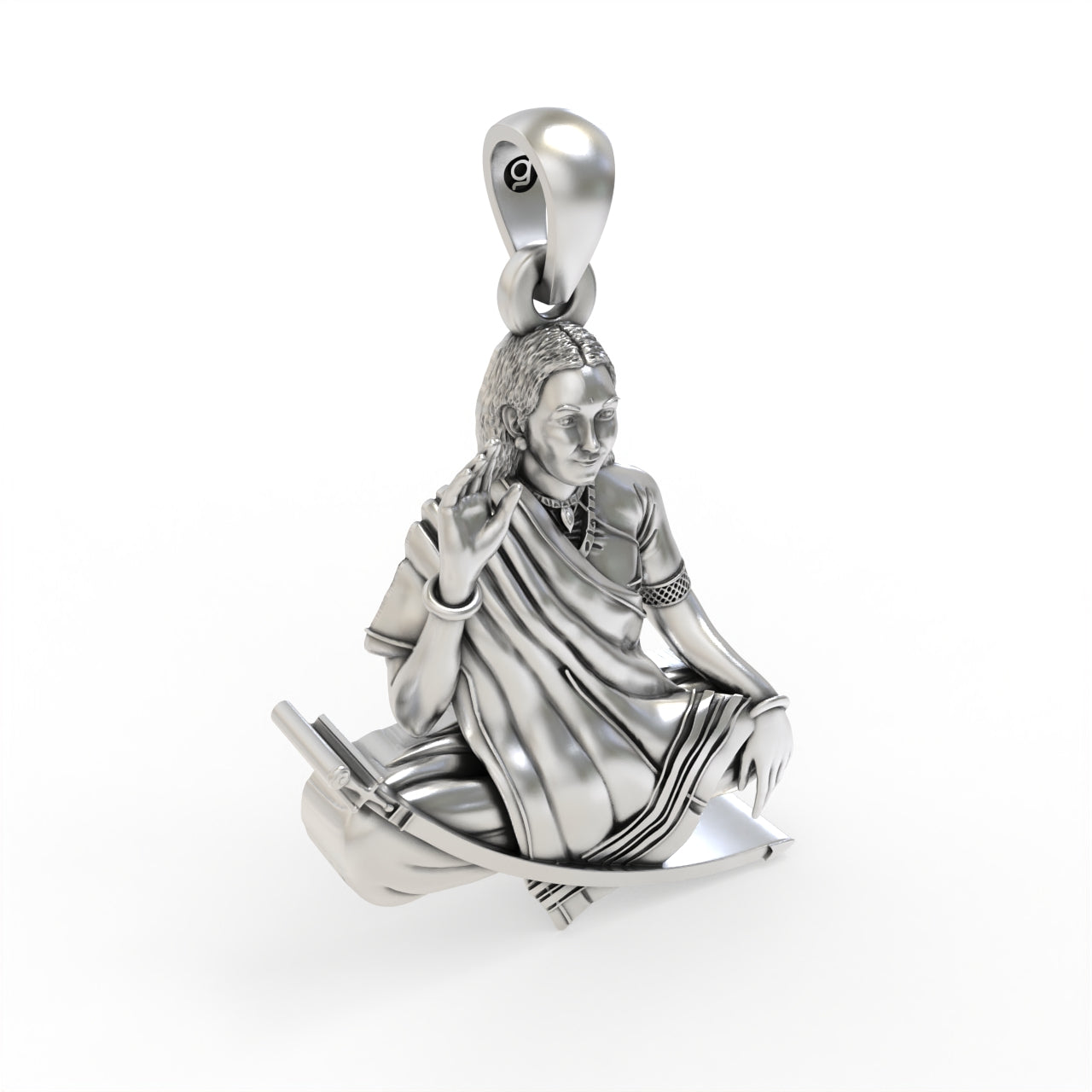 Mogalmaa silver locket design