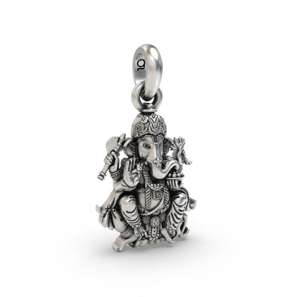 Oxidized Ganesha Mushak craftsmanship angle,