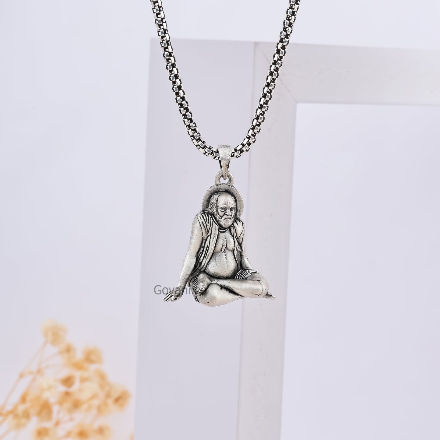 925 silver devotional Bapa locket
