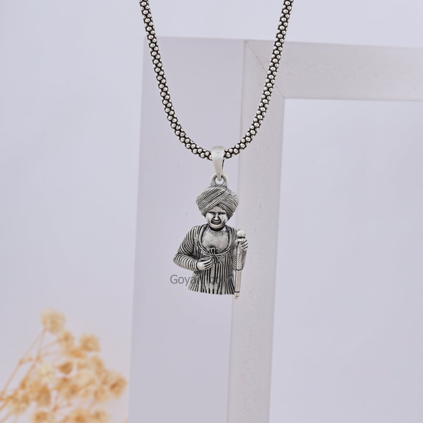 Jalaram Bapa spiritual pendant craftsmanship