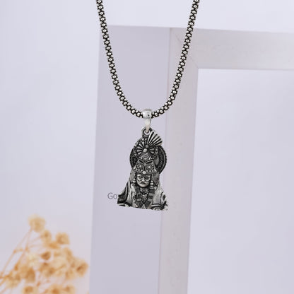 925 Sterling Silver Ramdevpir Pendant | Divine Religious Pendant