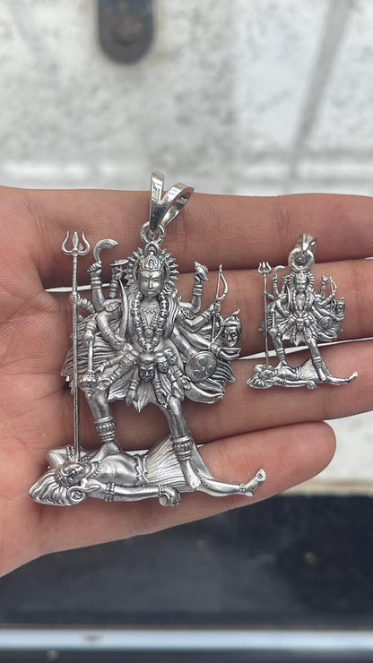 925 silver Mahakali devotional pendant