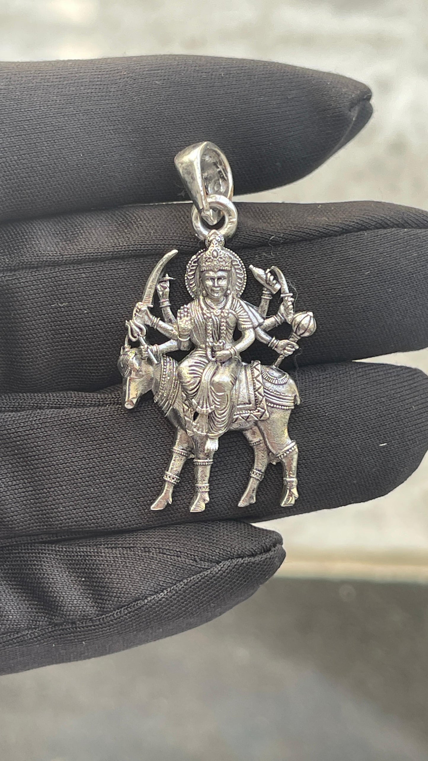 Premium Meldi Maa pendant in 925 silver