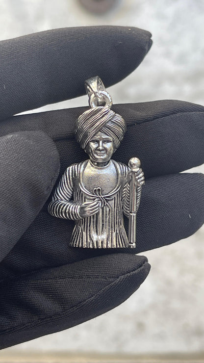 925 silver devotional pendant for devotees